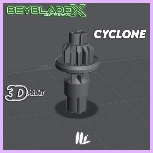 ℬ [Beyblade-X] Cyclone BIT 3d Printed bits | Shopee Philippines