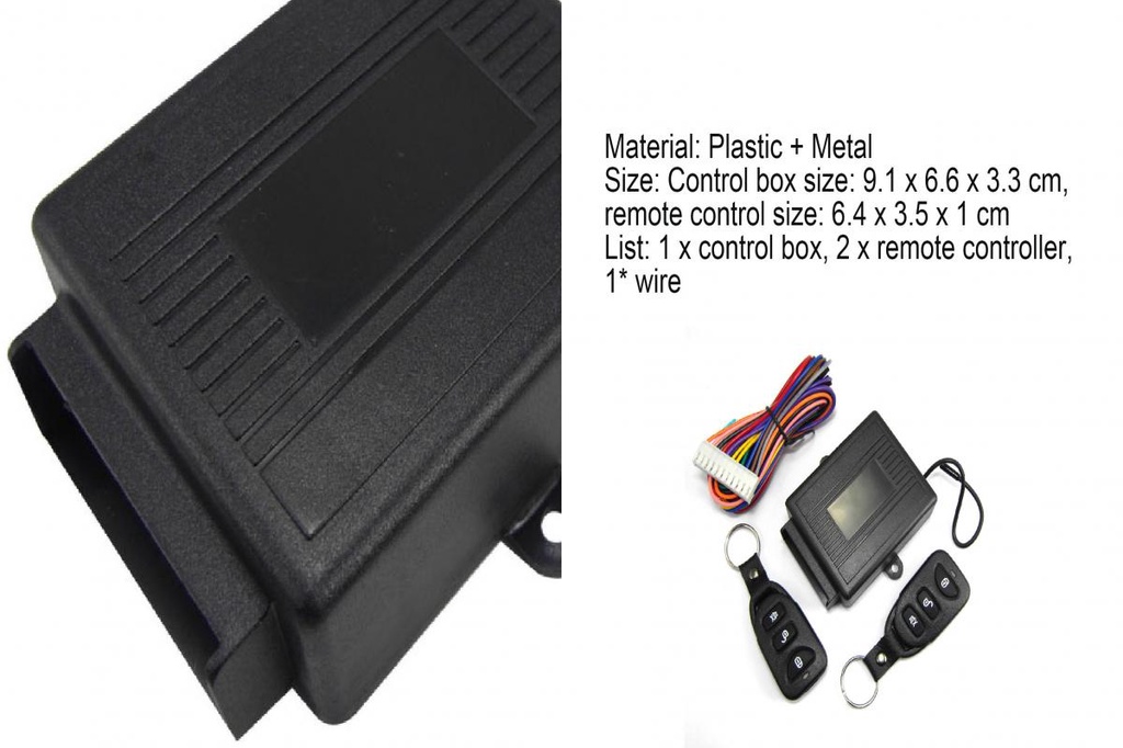 SOU_ Automatical Lock Auto Car Alarm for Vehicle Keyless Entry Security