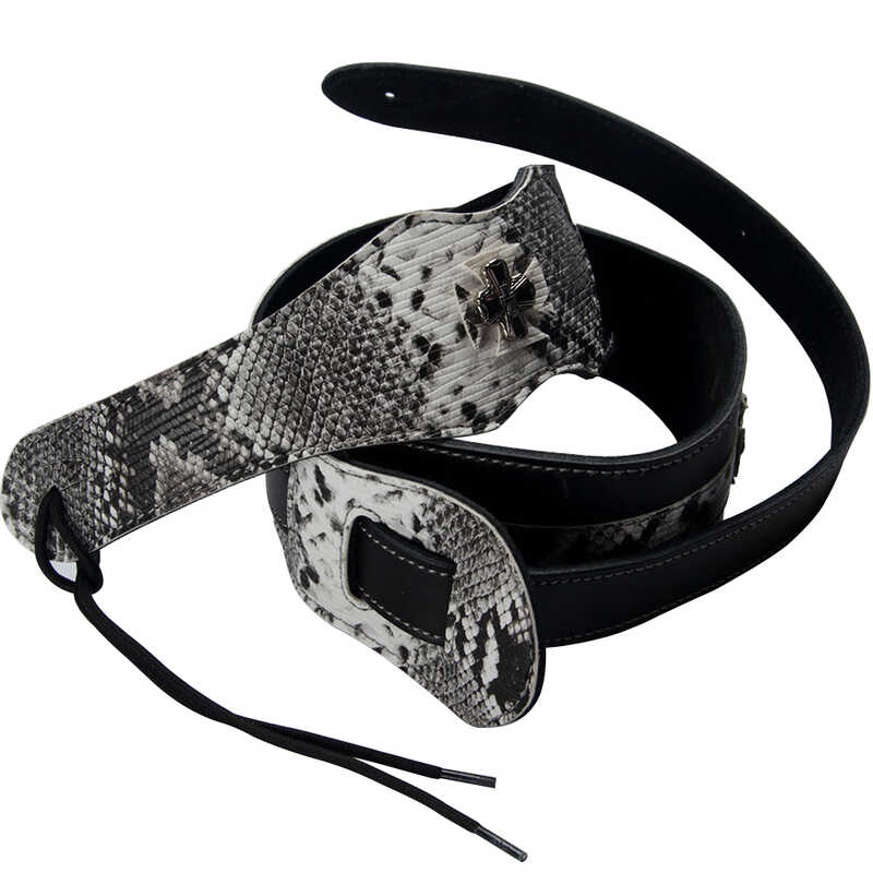 Black Snake White Pattern Strap Gamit Ang Mga Materyales Ng Premier ...