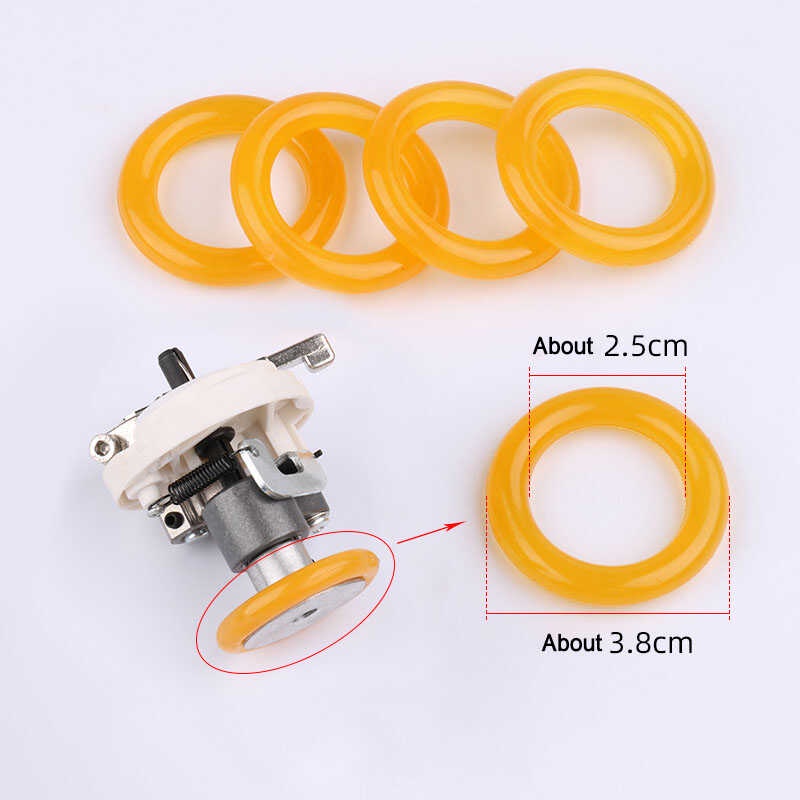 MAGT Spoel Winder Rubber Ring, 5 stuks Spoel Winder Rubber Ring Band voor PFAFF 591 Naaimachine Accessoires