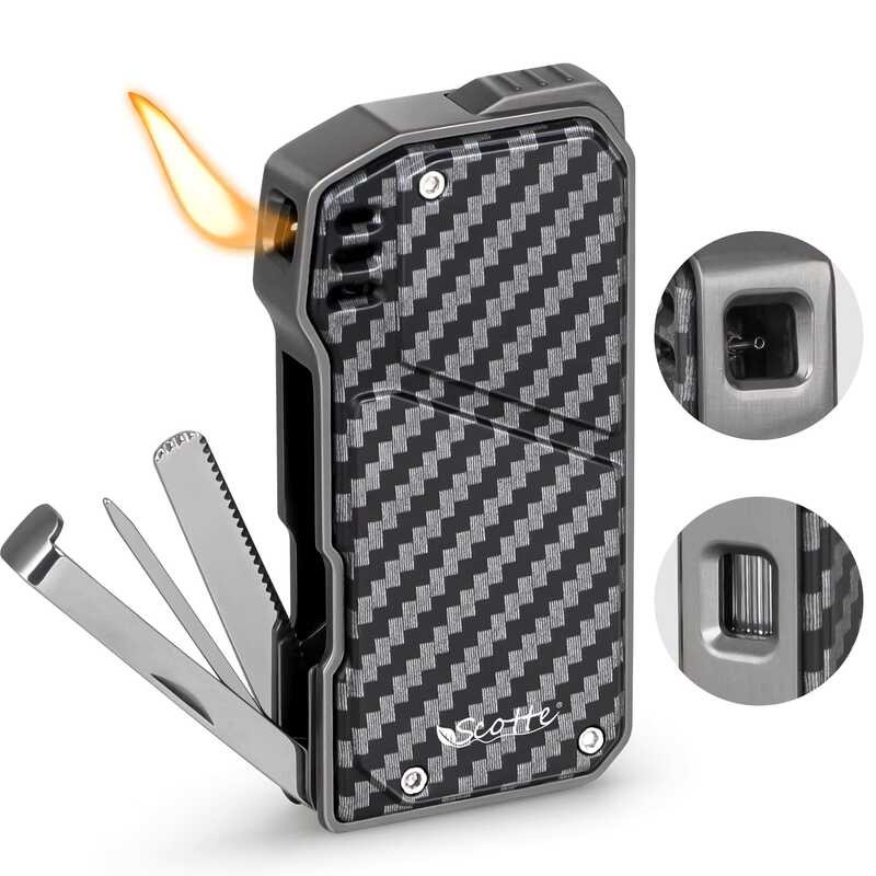 Scotte Cigar Lighter Refillable Butane May 3 Na Pagli is Ng Tubo ...