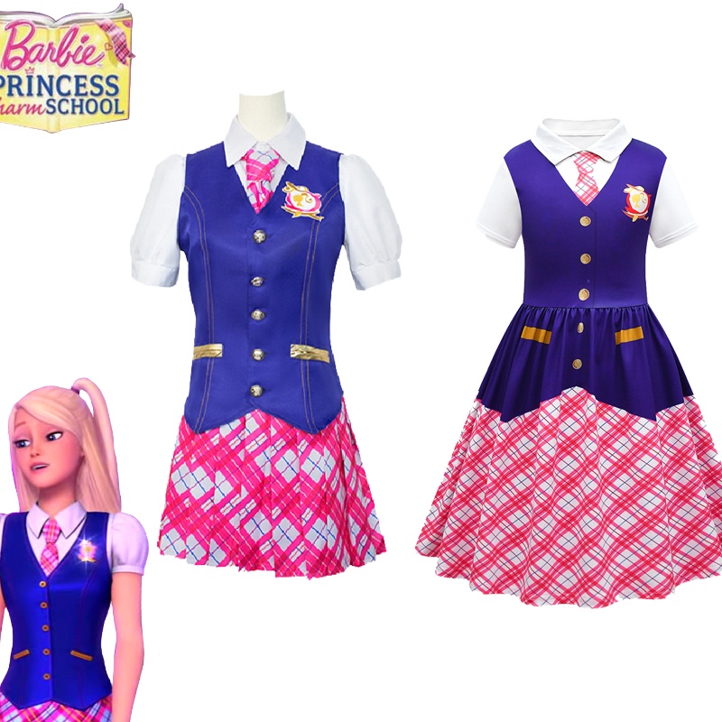 Barbie Princess Charm School Cosplay Costume Delancey Devin Suit