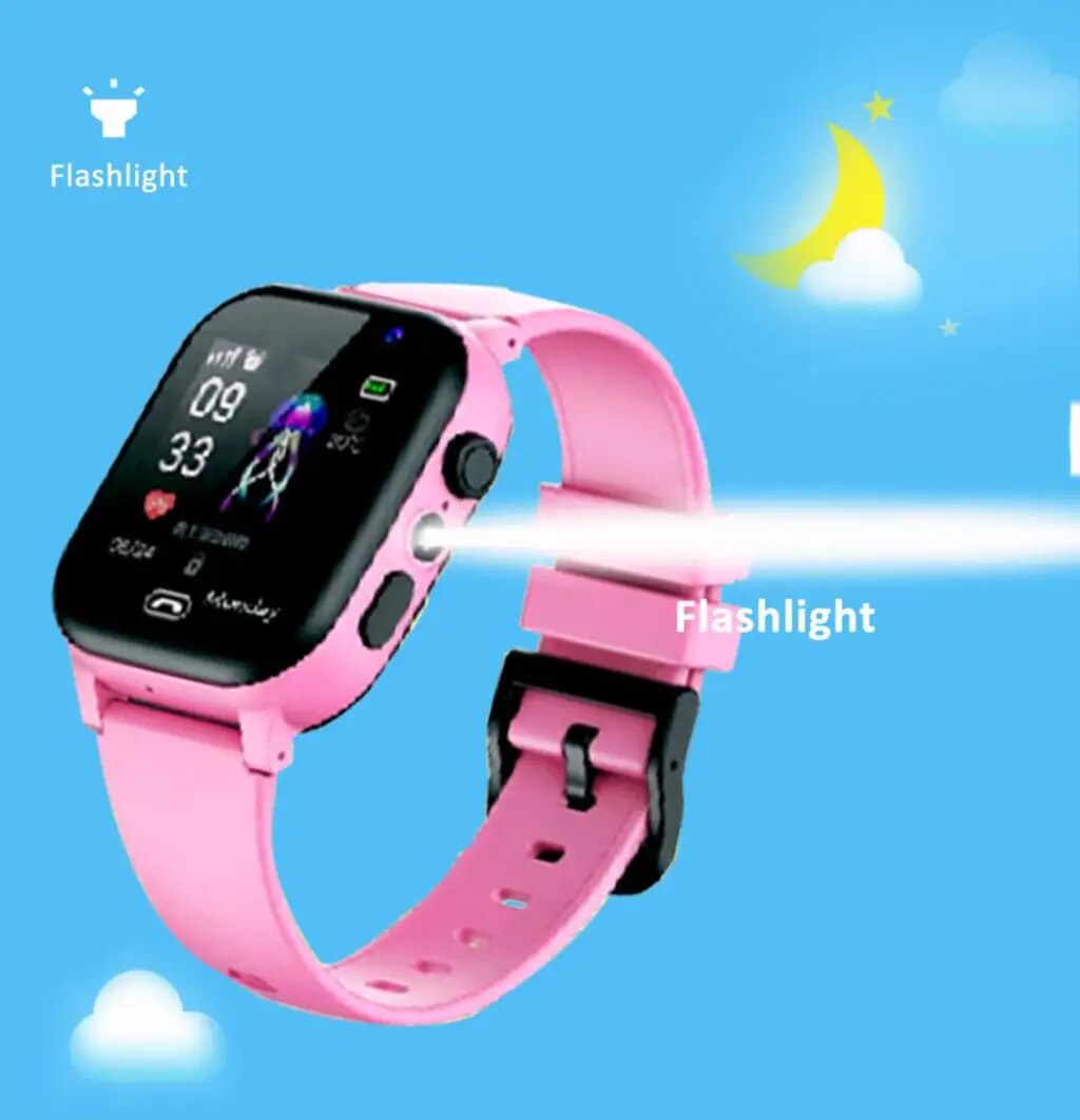S1 Kids Smart Watch LBS SOS Location Camera Call SIM Flashlight Camera ...