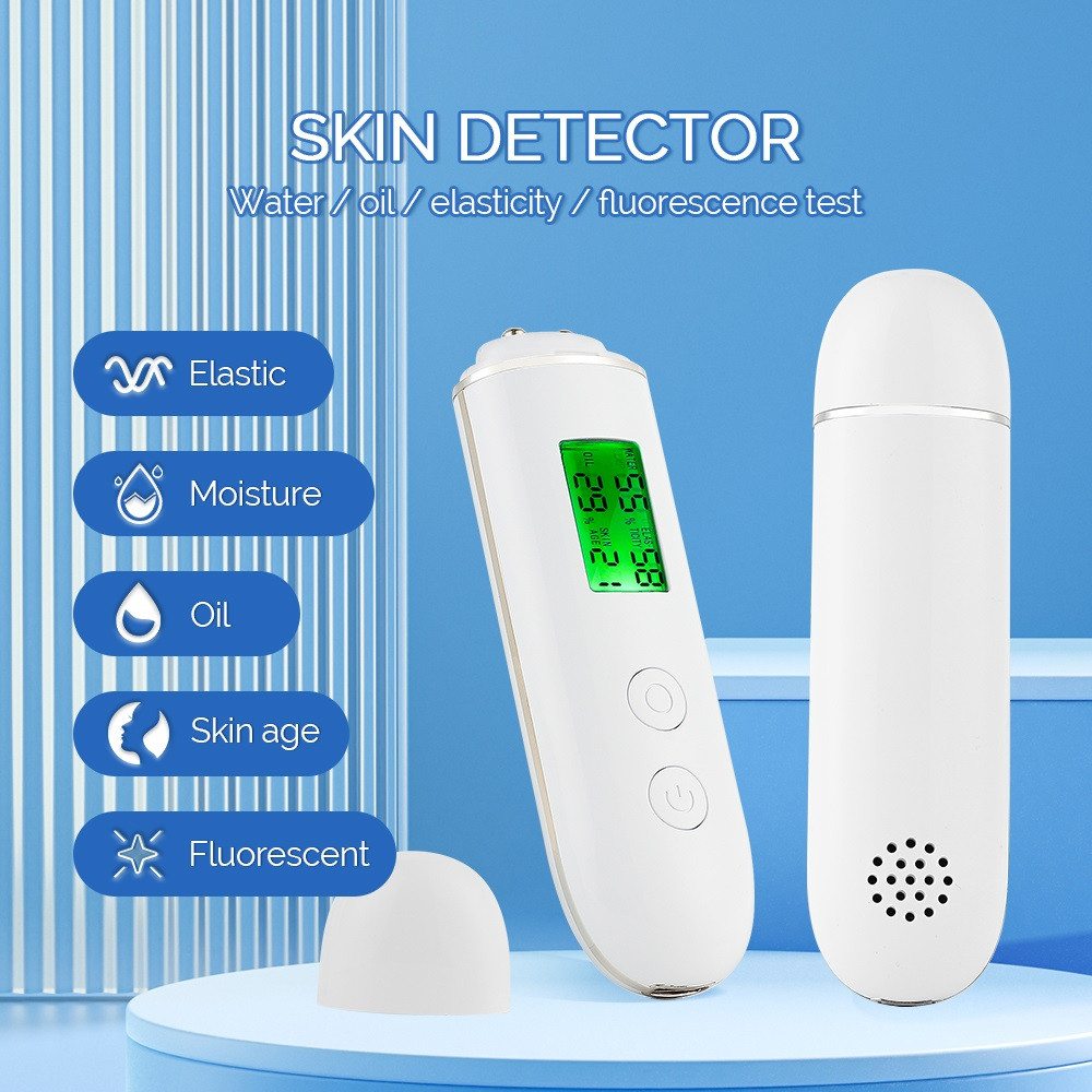 Skin Moisture Tester - Facial Hydration Analyzer with Oil Detection ...