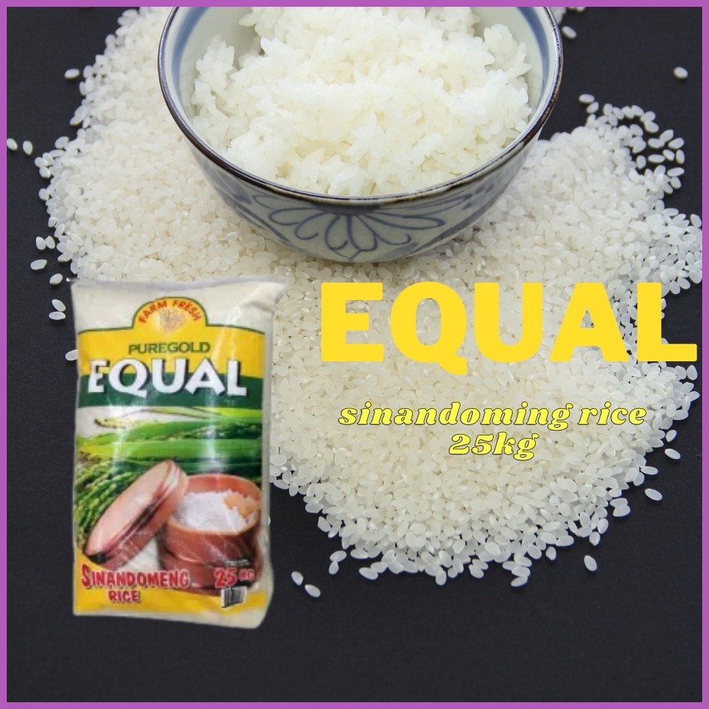 EQUAL Sinandomeng Rice 25kg | Shopee Philippines