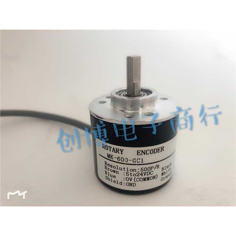 -600-1 photoelectric rotary encoder pulse 600 line solid shaft 6mm ...