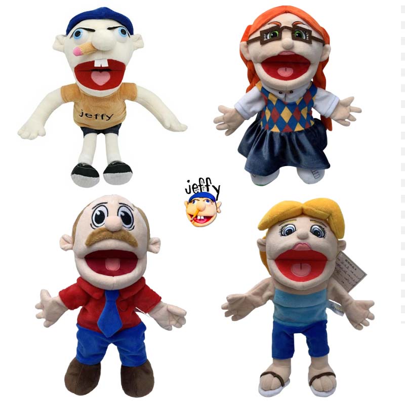 40cm Jeffy Puppet Doll Jeffy Hand Puppet Sml Jeffy Puppet Family Real