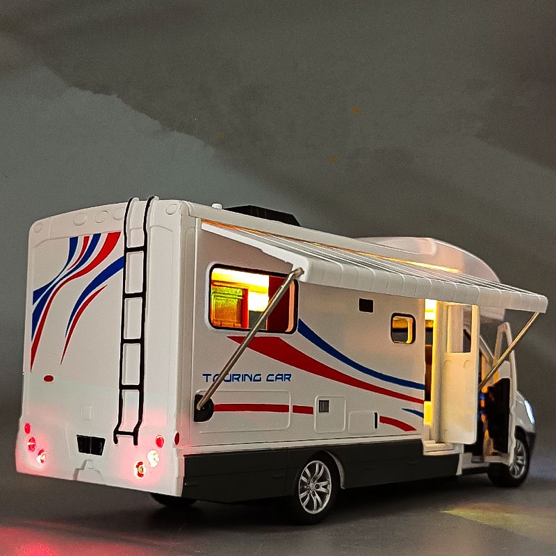 1:28 Diecast RV Recreational Vehicle Metal Camper Van Motorhome Touring ...