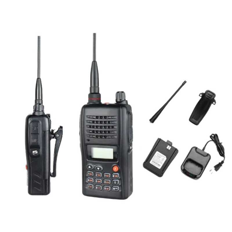 Marine ICV85 Amateur Two Way Radio Long Range UHF VHF FM Walkie Talkie