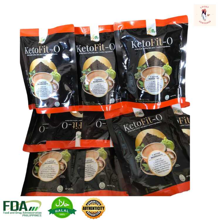 Keto FitO 7 SACHETS XTRA SLM Coffee Mix Plus 7Active Ingredients (One