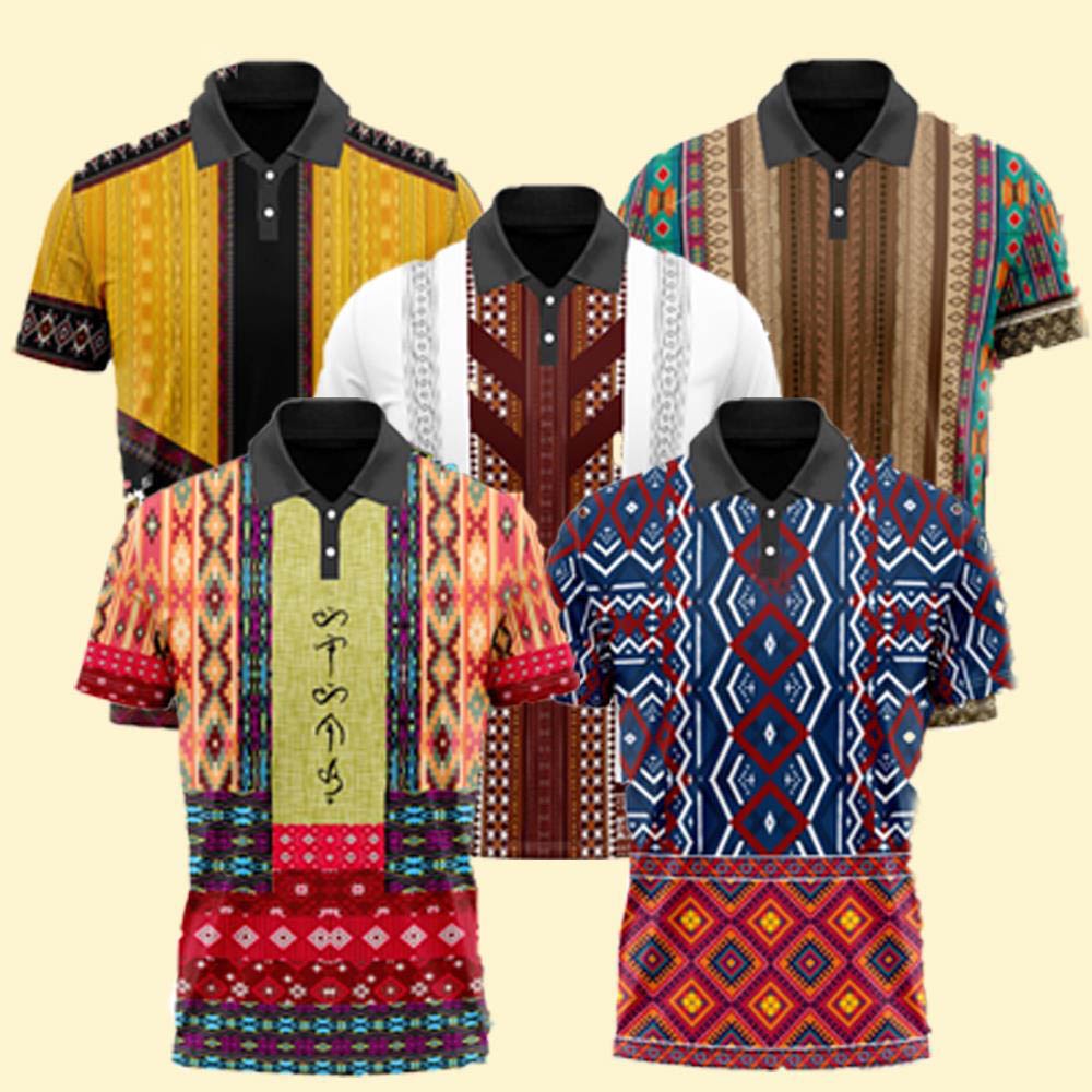 ready to ship Philippine Ethnic_ Tribal Modern Barong Polo Shirt ...