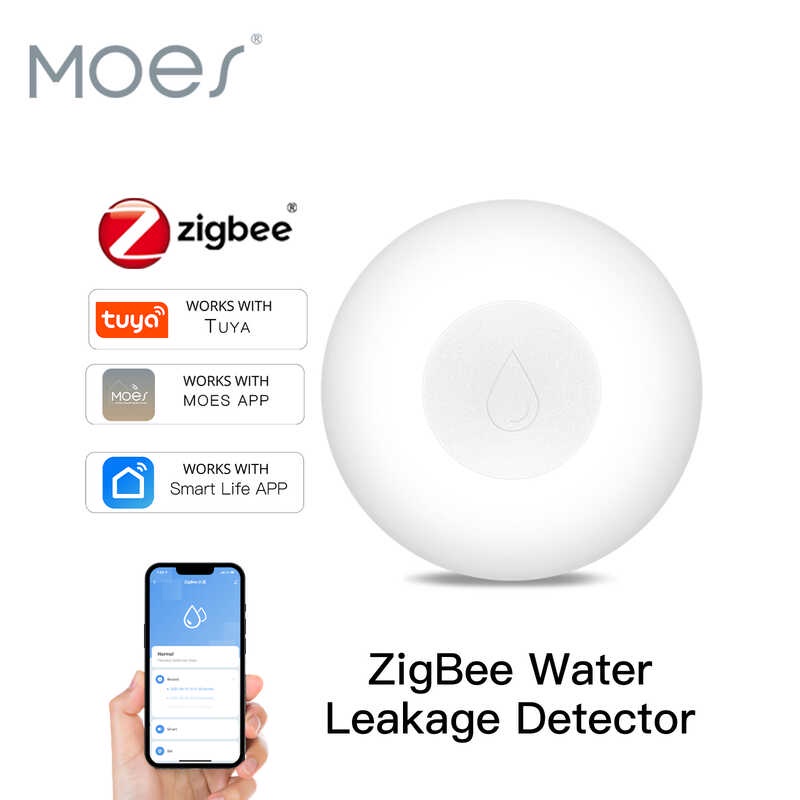 ZigBee Flood Sensor Water Leakage Detector Water Tank Buong Alert