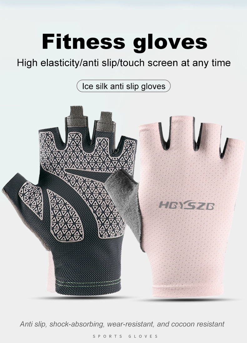 Produktbild von 2 Pairs Gym Grip, Non-Slip Hand Grip Pads For Workouts With