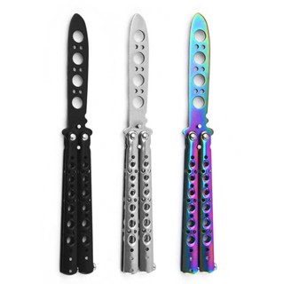 1pc POM Plastic Safety Durable Practice Butterfly Trainer Knife Toy