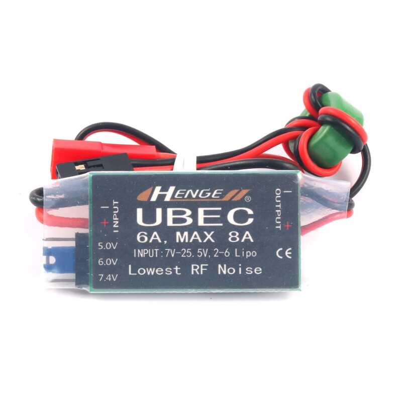 4A 6A 8A UBEC HENGE Output 5V / 6V 2-6S LIPO 6-16 Cell Ni-Mh Input ...