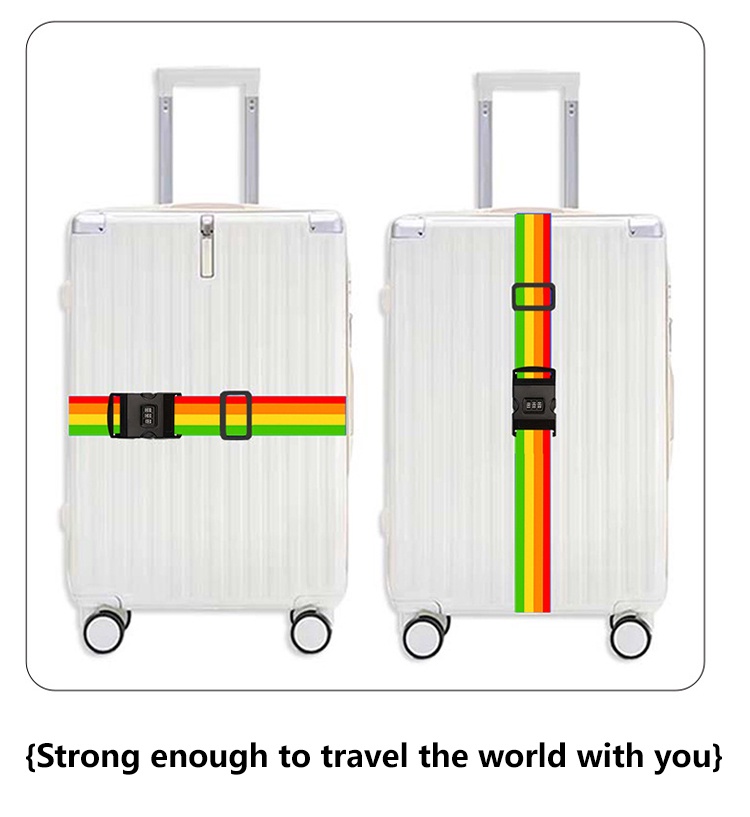 Combination Lock Luggage Strap with Buckle | Shopee Philippines