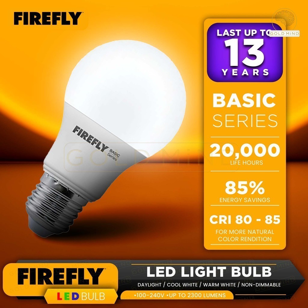Firefly Basic Series LED BULB ( DAYLIGHT / COOL WHITE / WARM WHITE ...
