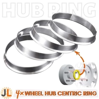Anillos Centradores Para Ruedas De Aleación - Pack De 4, Medidas 74.1-60.1 Mm, Aluminio, Elimina Vibraciones