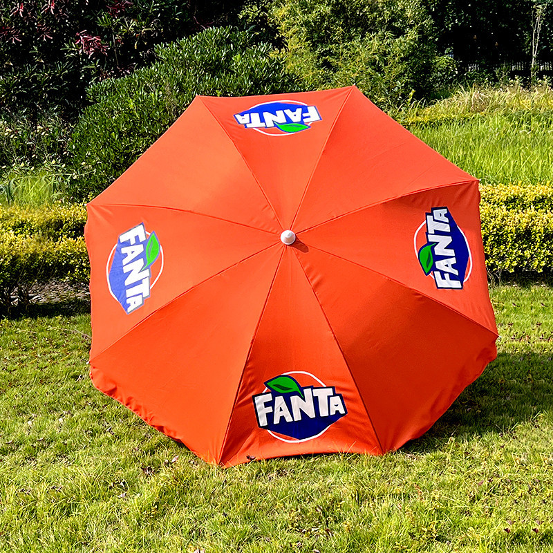 Cheap Price Customized Size 2M Polyester Advertising Umbrellas Outdoor
