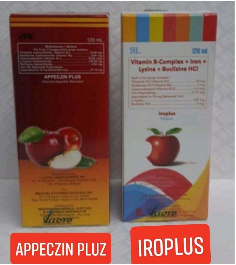 IROPLUS / APPECZIN PLUS (Generic of Appebon) (Vitamin B-Complex Iron ...