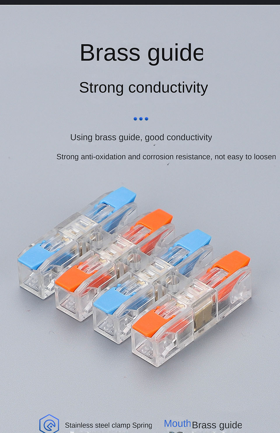 wiring terminal Quick Press type Electrical Docking 2-12 Pin Screw ...