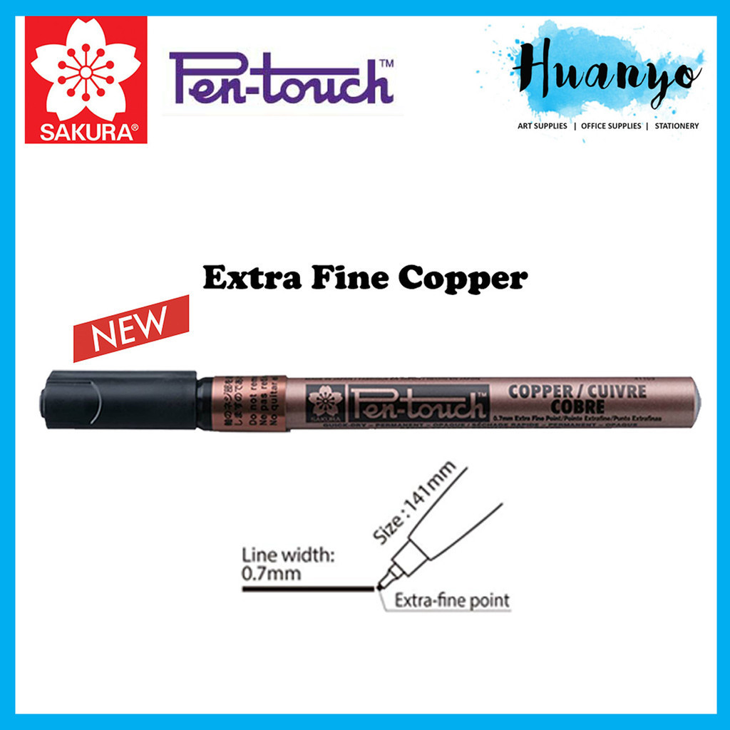 Sakura Calligraphy Pen Touch Paint Marker Pen (Extra Fine Fine  Medium PCS]