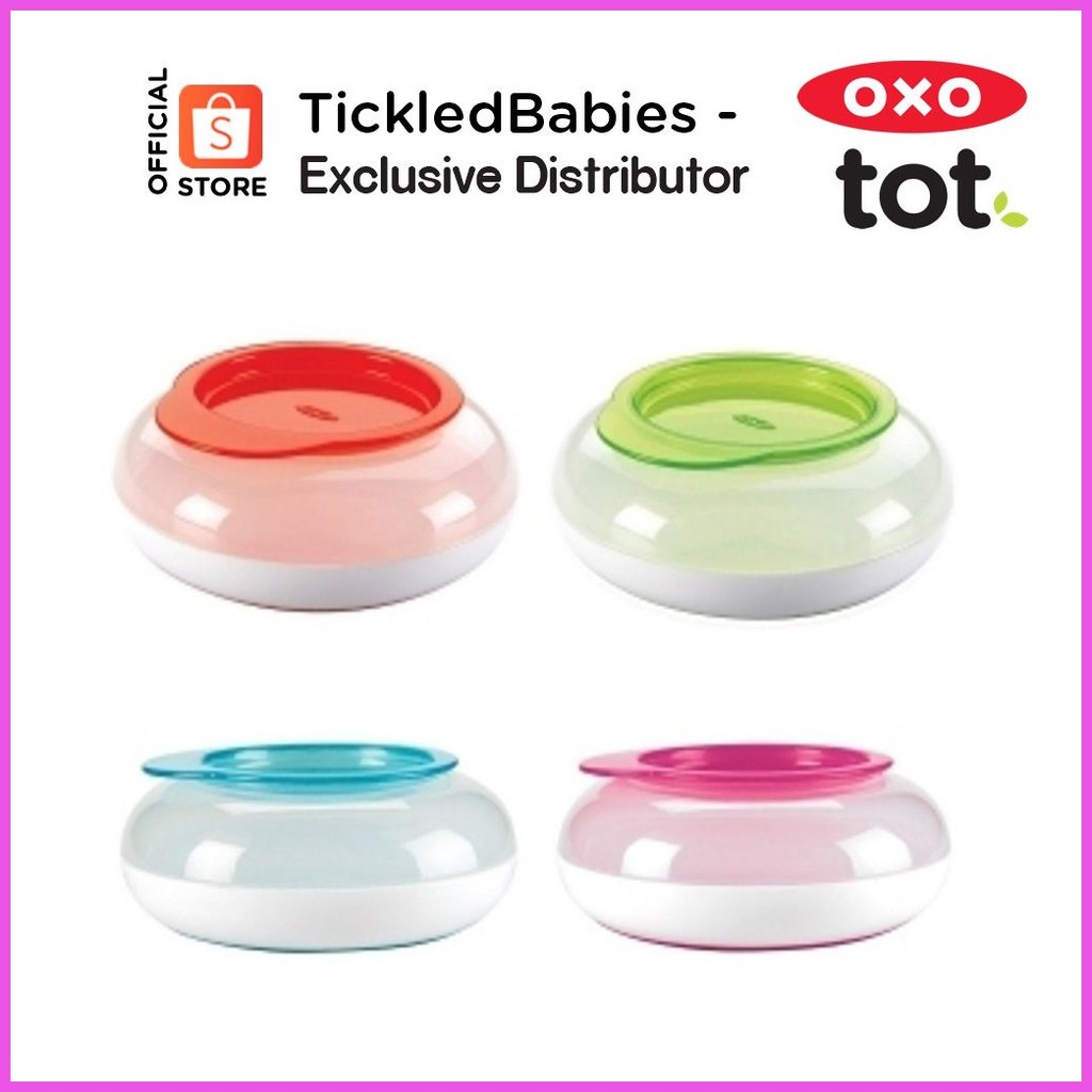 ∆ OXO Tot Snack Disk with Snap On Lid [ oxotot baby infant toddler self ...