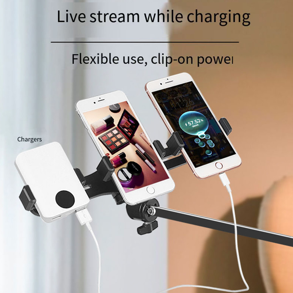Extended cantilever desktop cell phone holder heightened multiple cell ...