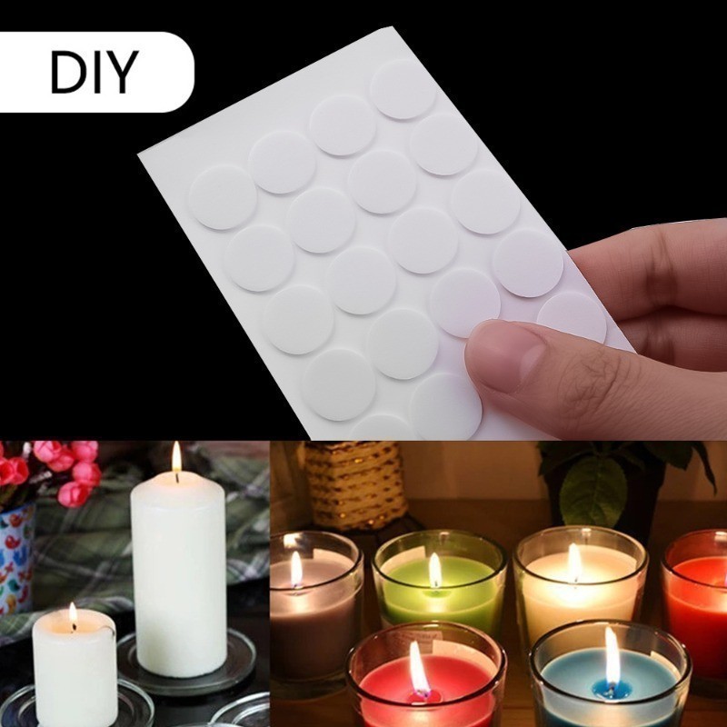 Double-sided Adhesive for Fixed Candle - Heat Resistance Stickers ...