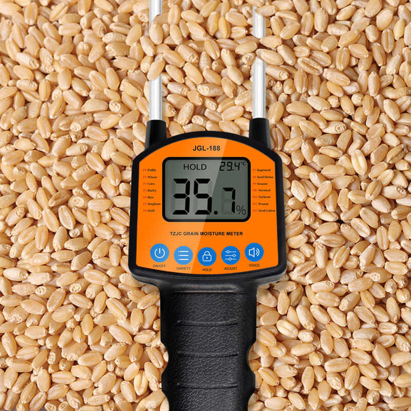 JGL-188 Grain Moisture Meter Corn Humidity Tester Rice Humidity ...
