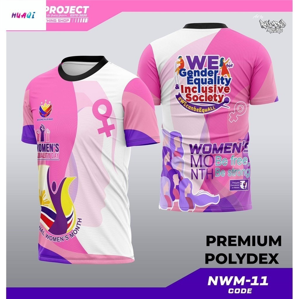 National Women's Month Full Sublimation Shirt We Can Be EquALL Purple ...