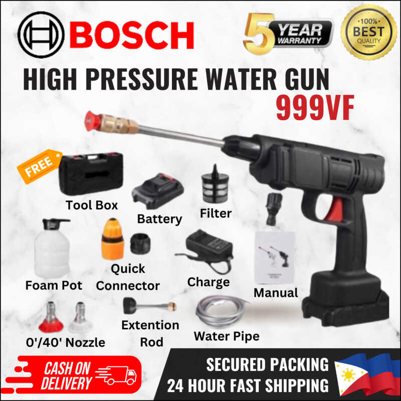 BOSCH Pressure Washer Car Wash Machine Power Spray Wash Sprayer Water