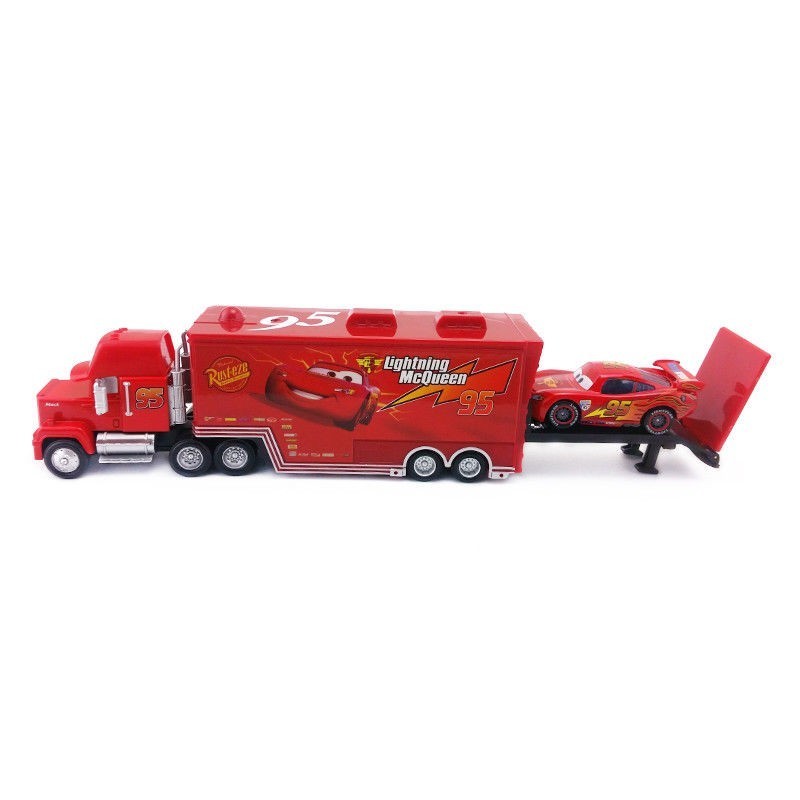 Pixar Disney Car No.95 Mack Racer's Truck Mcqueen 155 Model Kid Toys ...