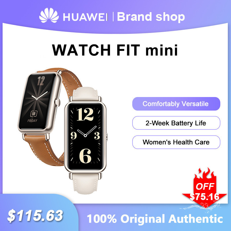 Original HUAWEI WATCH FIT mini Smartwatch Health Monitoring 2 Week ...