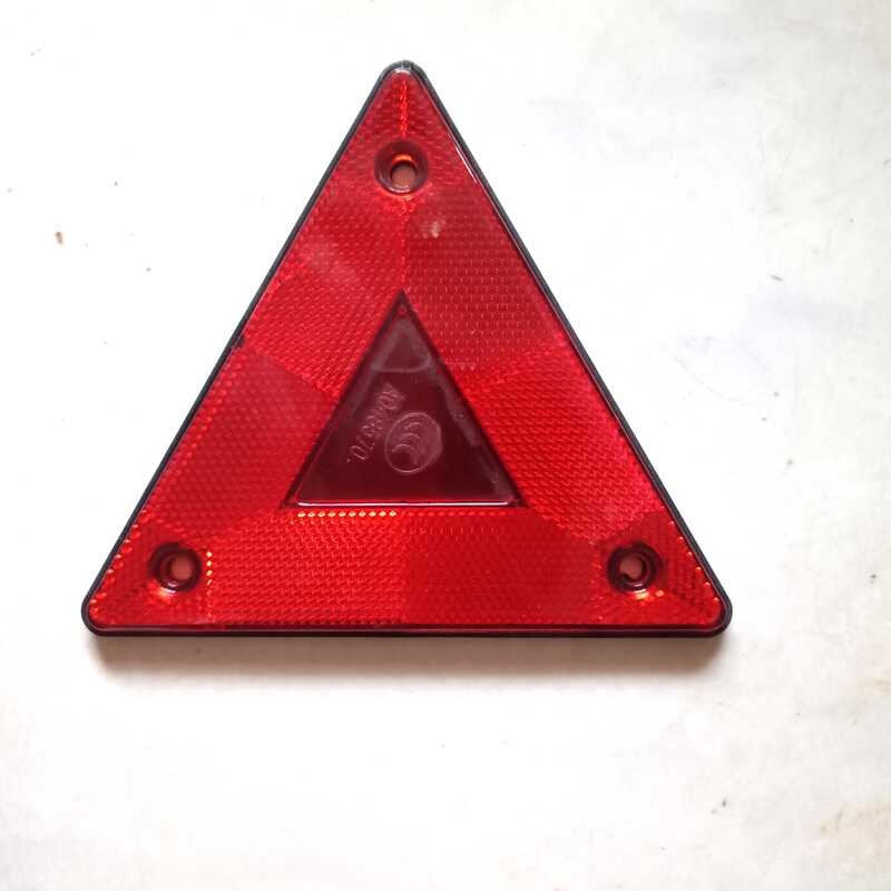 Tail triangle sign, truck small triangle warning sign, oil tank truck ...