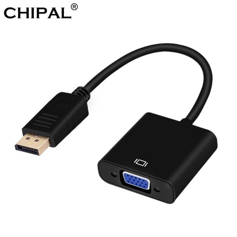 CHIPAL Displayport Port Display DP Para Sa VGA Adaptor Kabel Laki-Laki ...