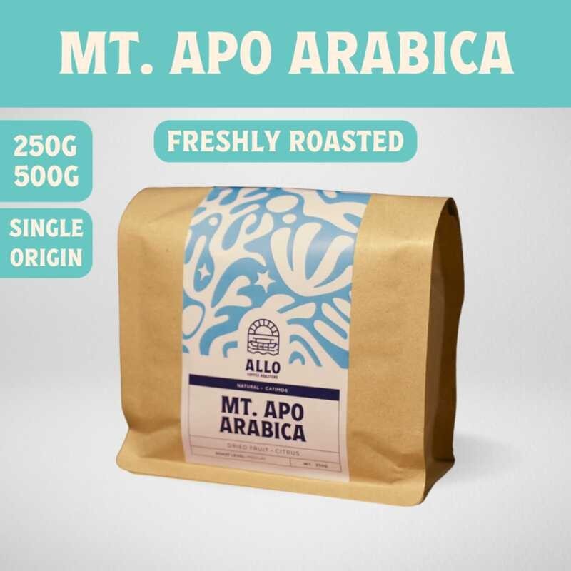 Mt. Apo Arabica Freshly Roasted beans Allo Coffee Roasters | Shopee ...