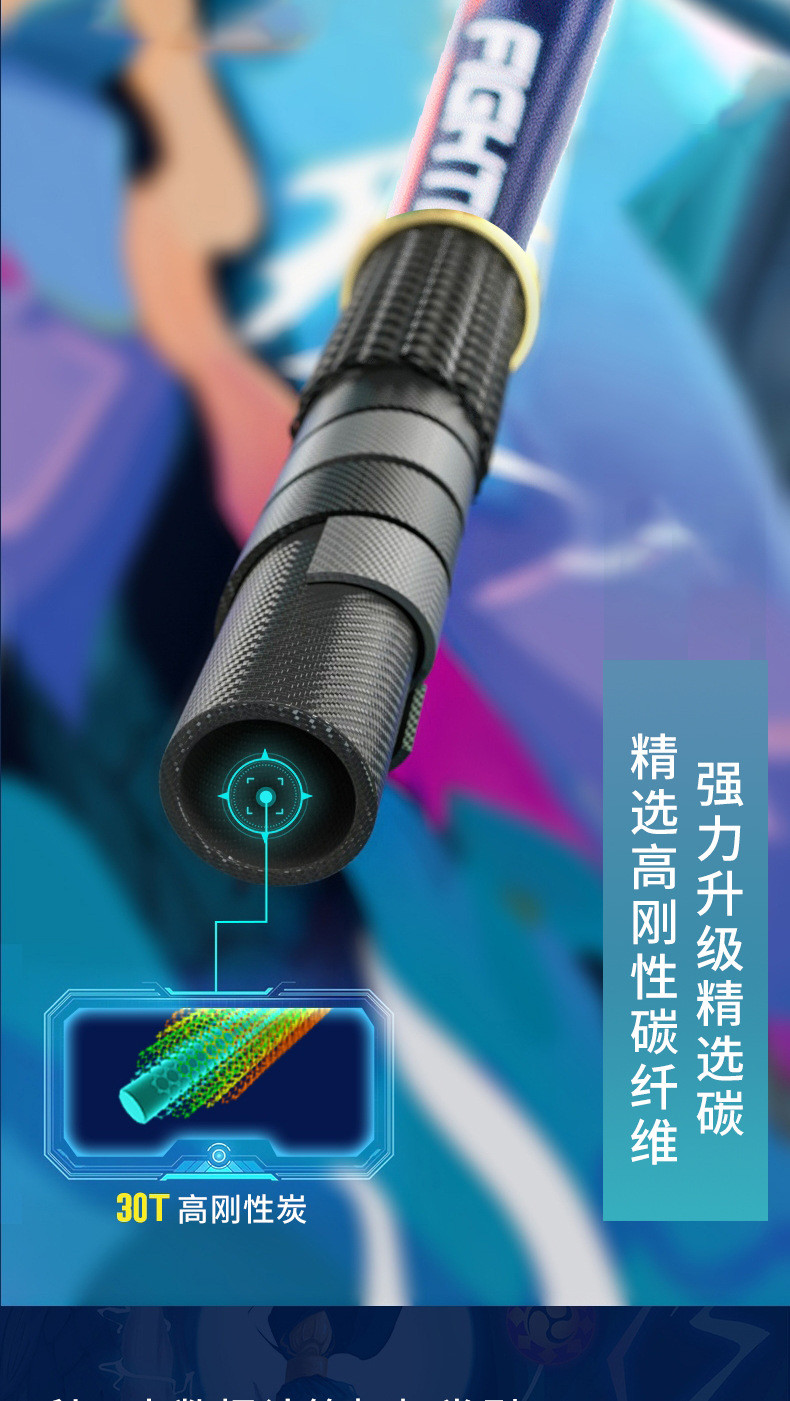 ALP Aluminum Carbon Badminton Racket LT Thunder Carbon Fiber Training ...