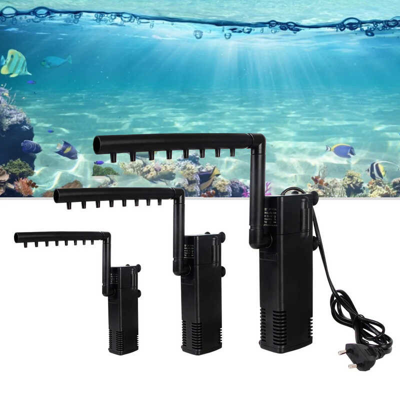 Turtle Tank Aquarium Filter Fish Tank Pond Oxygen Increasing Pump Tool ...