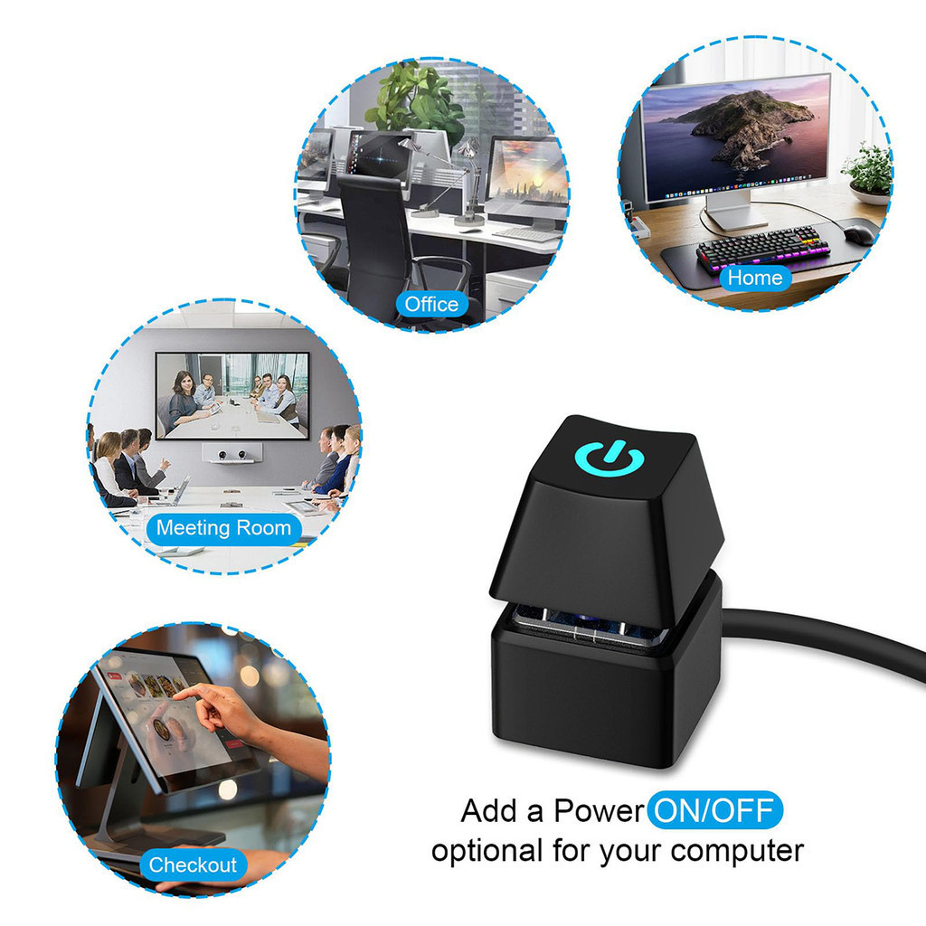 Desktop computer power button mechanical keypad RGB light extension ...