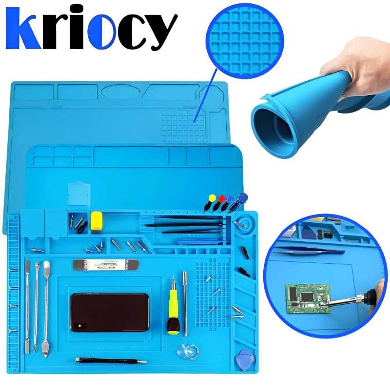 Heat 4 2D ESD Resistant 932℉ Soldering Mat Job Tools Computer Phone ...
