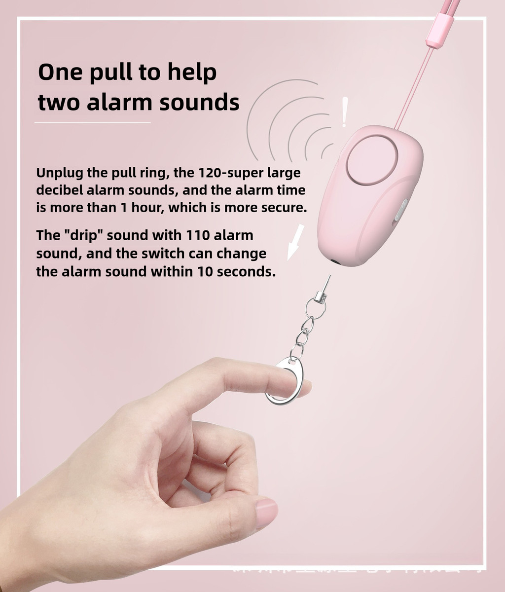 130DB Personal Safety Defense Alarm with Dual Alarm Sounds, Suitable ...