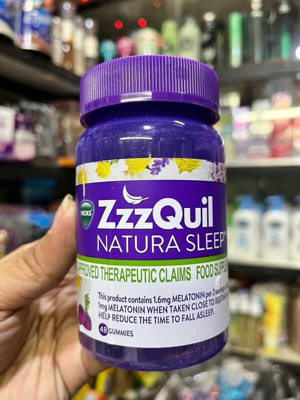 VICKS Zzz Quil Natura Sleep Melatonin 48 Gummies July 2024 exp Shopee