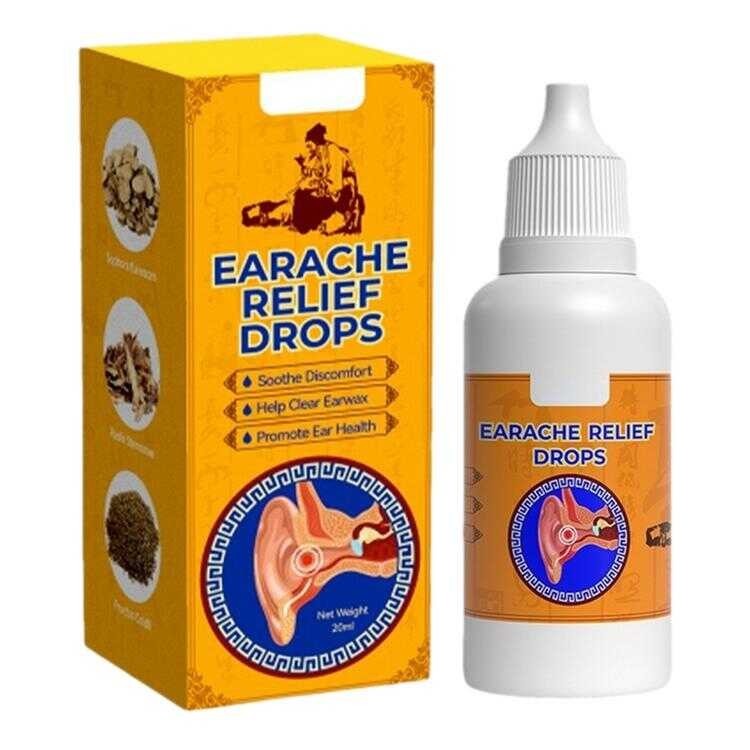 Ear Wax Liquid Cleaner 0.67oz Ear Drops For Clogged Ears Ear Canal Wax ...