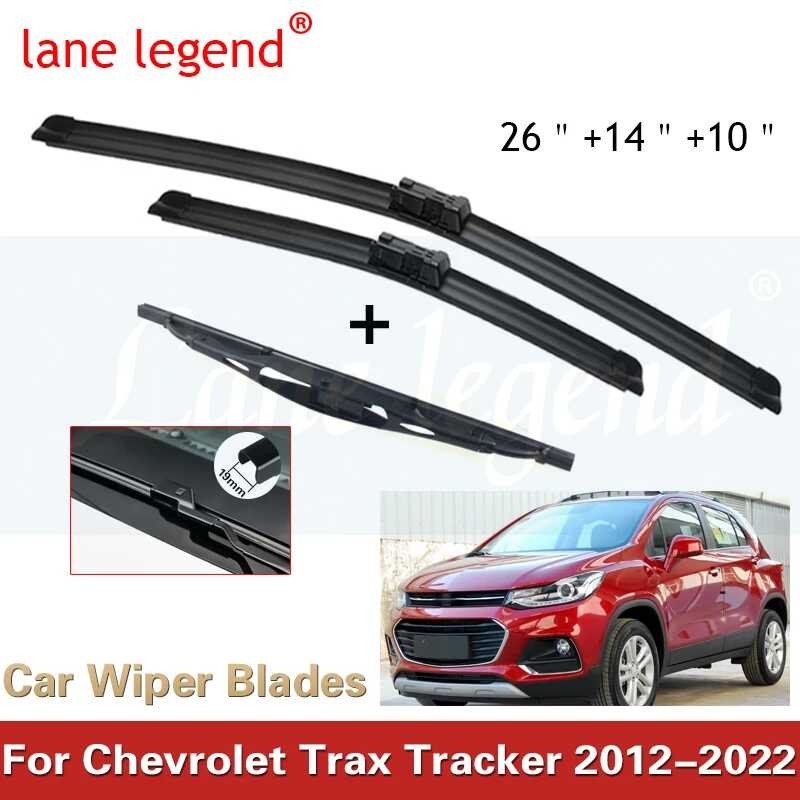 Car Wiper Front & Rear Wiper Blades Set Para sa Chevrolet Trax Tracker