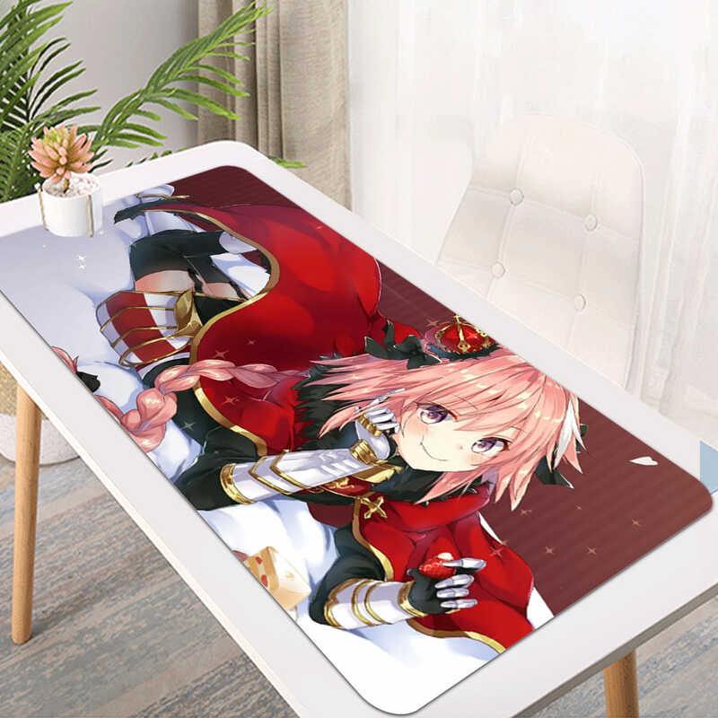 Gamer Girl Mousepad Astolfo Mouse Pad Kawaii Computer Mat Gaming Mause