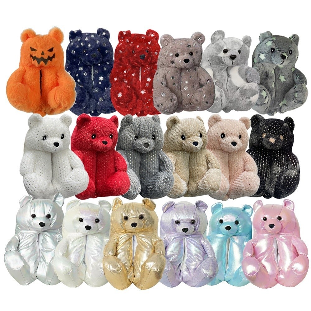 Youki Adult House Home Plush Dilaw Na Kulay Rosas Puting Itim Sequins ...