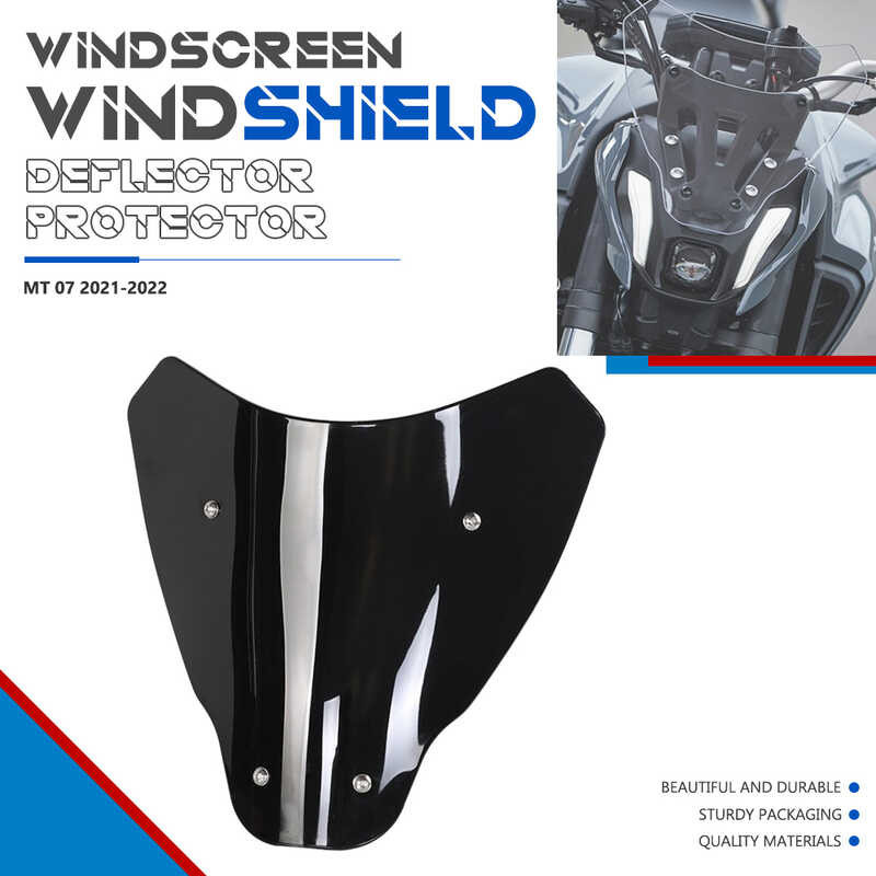 Protector De Pantalla Para Yamaha MT-07 (2023 En Adelante) - Pack De 2 Unidades Antirreflejo, Marca Speedo Angels