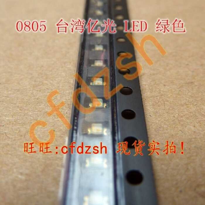 Taiwan 0805 SMD SMD SMD LED Light Emitting Diode Green Light Green ...