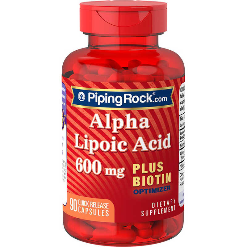 Piping Rock Alpha Lipoic Acid Plus Biotin Optimizer 600 Mg 90 Capsules Shopee Philippines